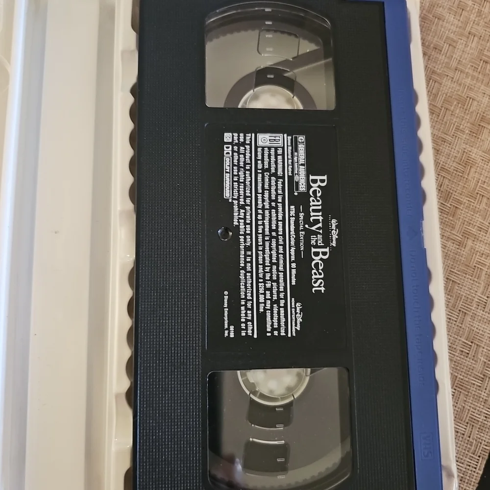 Walt Disney VHS Beauty and the Beast Special Platinum Edition